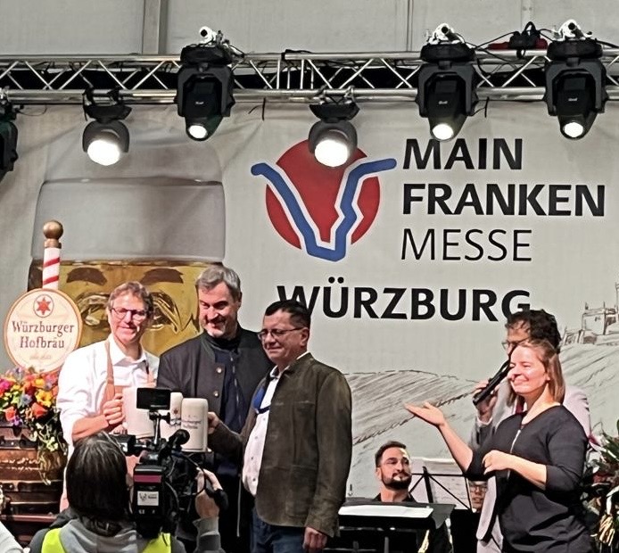 Eröffnung Mainfranken Messe mit Ministerpräsident Dr. Markus Söder und Oberbürgermeister Martin Heilig